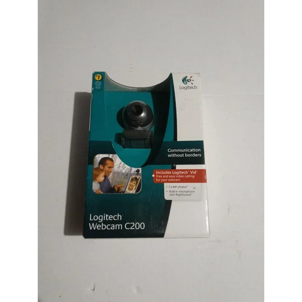 Logitech Webcam C200 Communication without bordes New